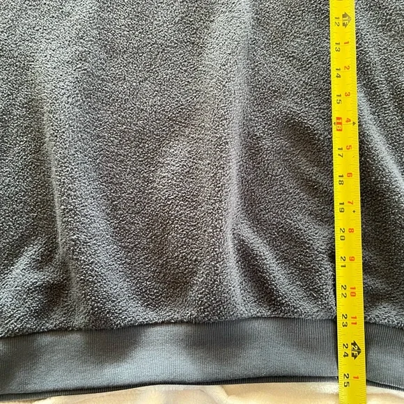 NWT Ziggy - Night - reverse fleece shrunken crew neck sweatshirt - Picture 7 of 10